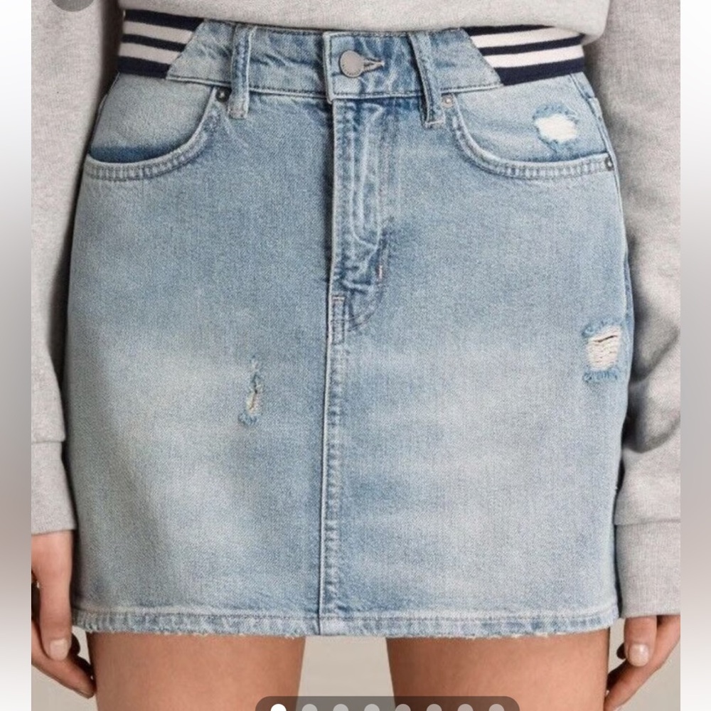 ALLSAINTS  Denim Skirt size 10